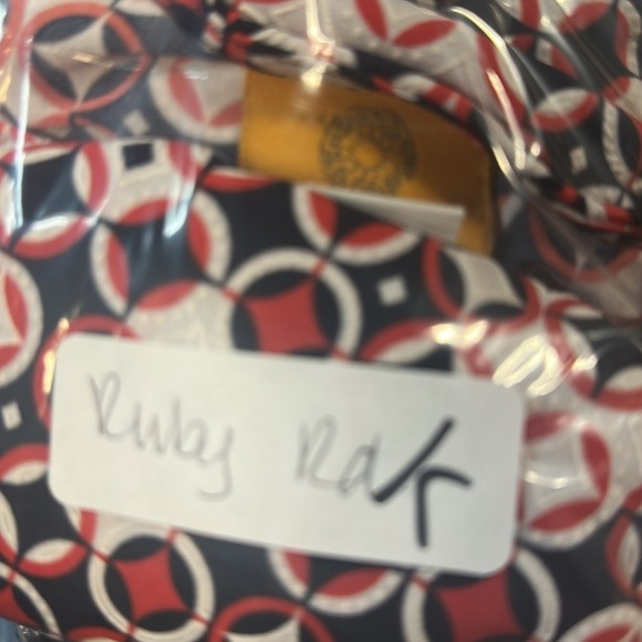 RUBY RD Red-Black bell sleeve plus size polyester stretch coastal grandma top 2X - Picture 11 of 11